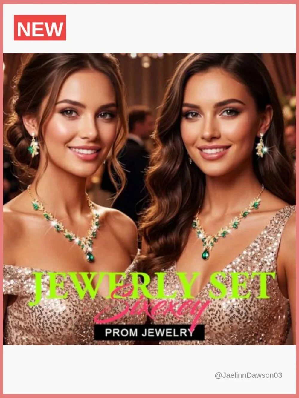 Bridal Rhinestone Jewelry Set Necklace Earrings Set Women Wedding Prom Party
